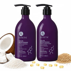 L LUSETA front packaging duo showing bottles and benefits