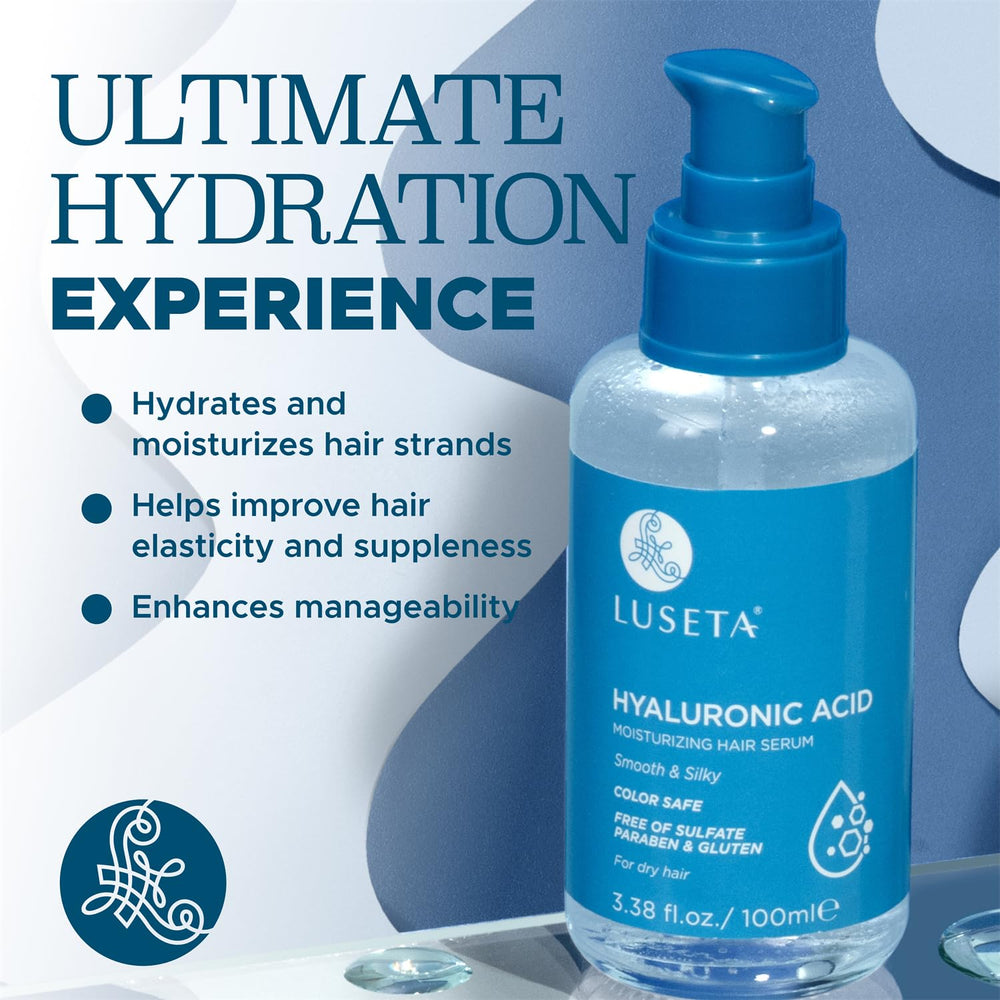 L LUSETA label close-up highlighting key ingredients and formulation transparency benefit