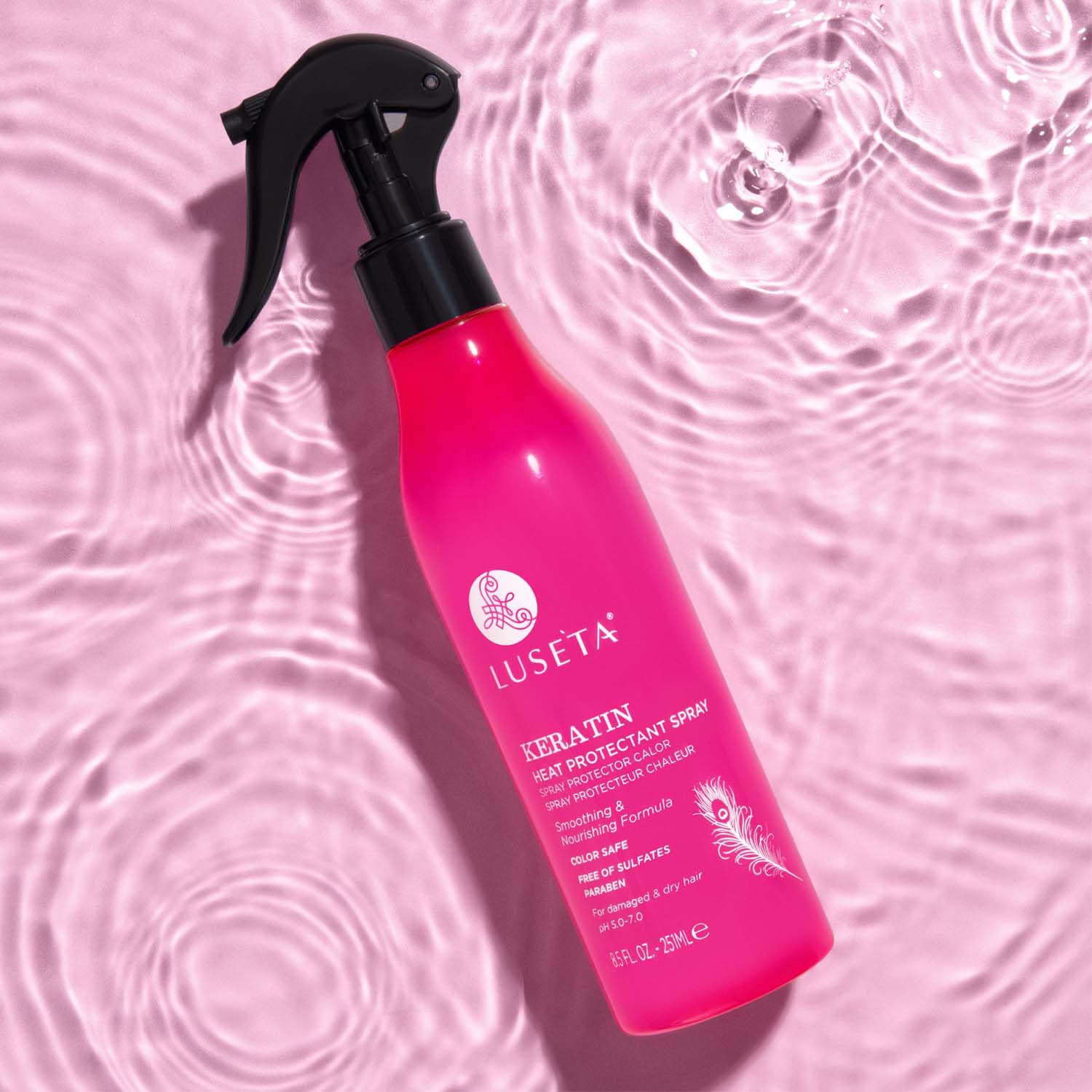 L LUSETA spray nozzle close-up for even mist application benefit