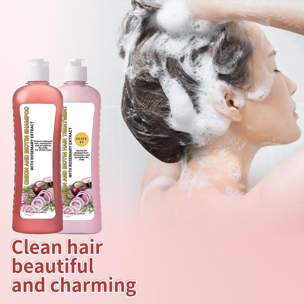 LMDGDS before and after hair texture comparison illustrating improved fullness and shine