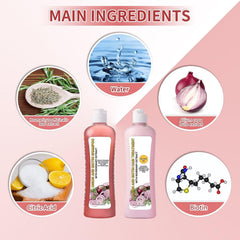 LMDGDS shampoo lather close-up demonstrating creamy texture for gentle cleansing
