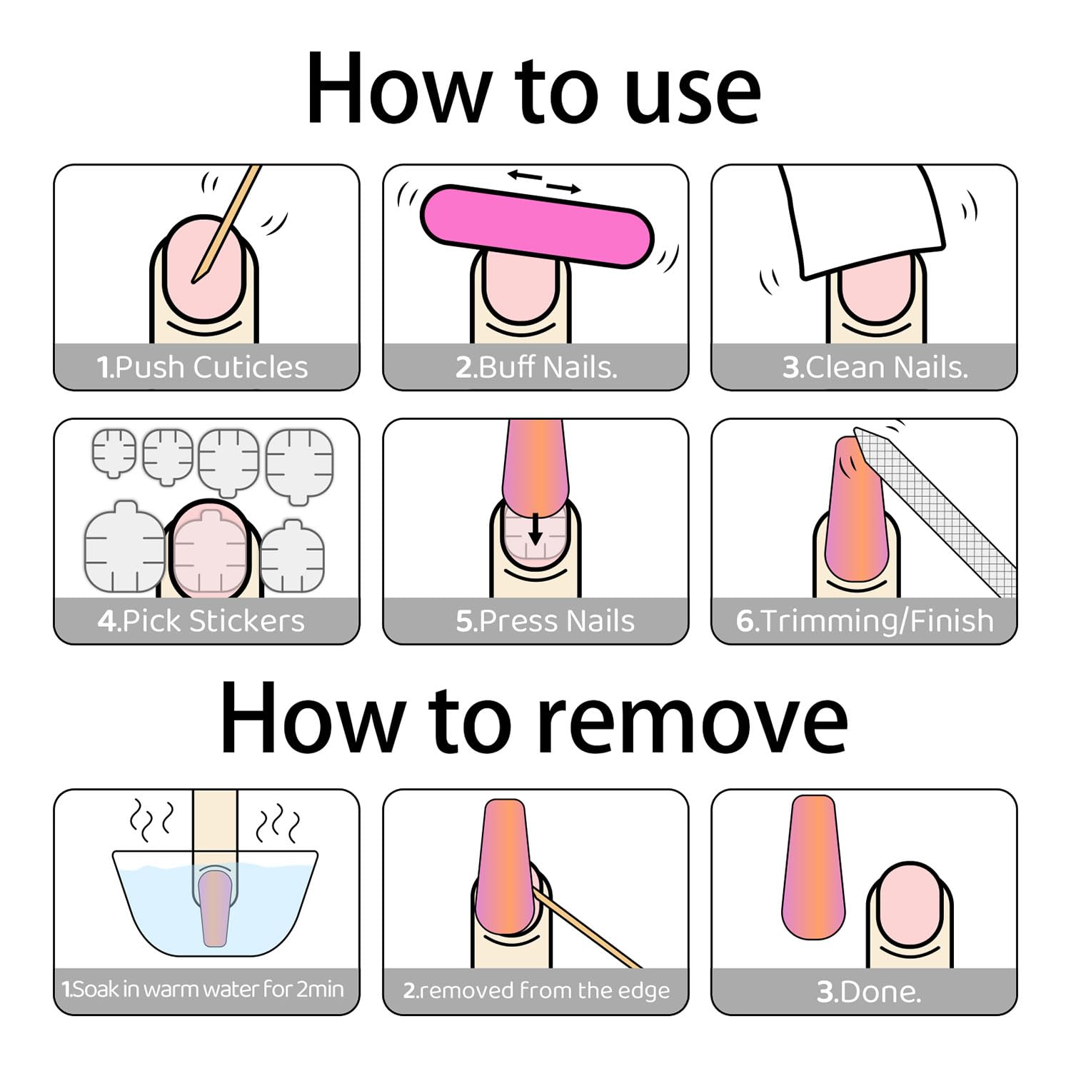 Lnulyaciy included tools and adhesive stickers for easy application
