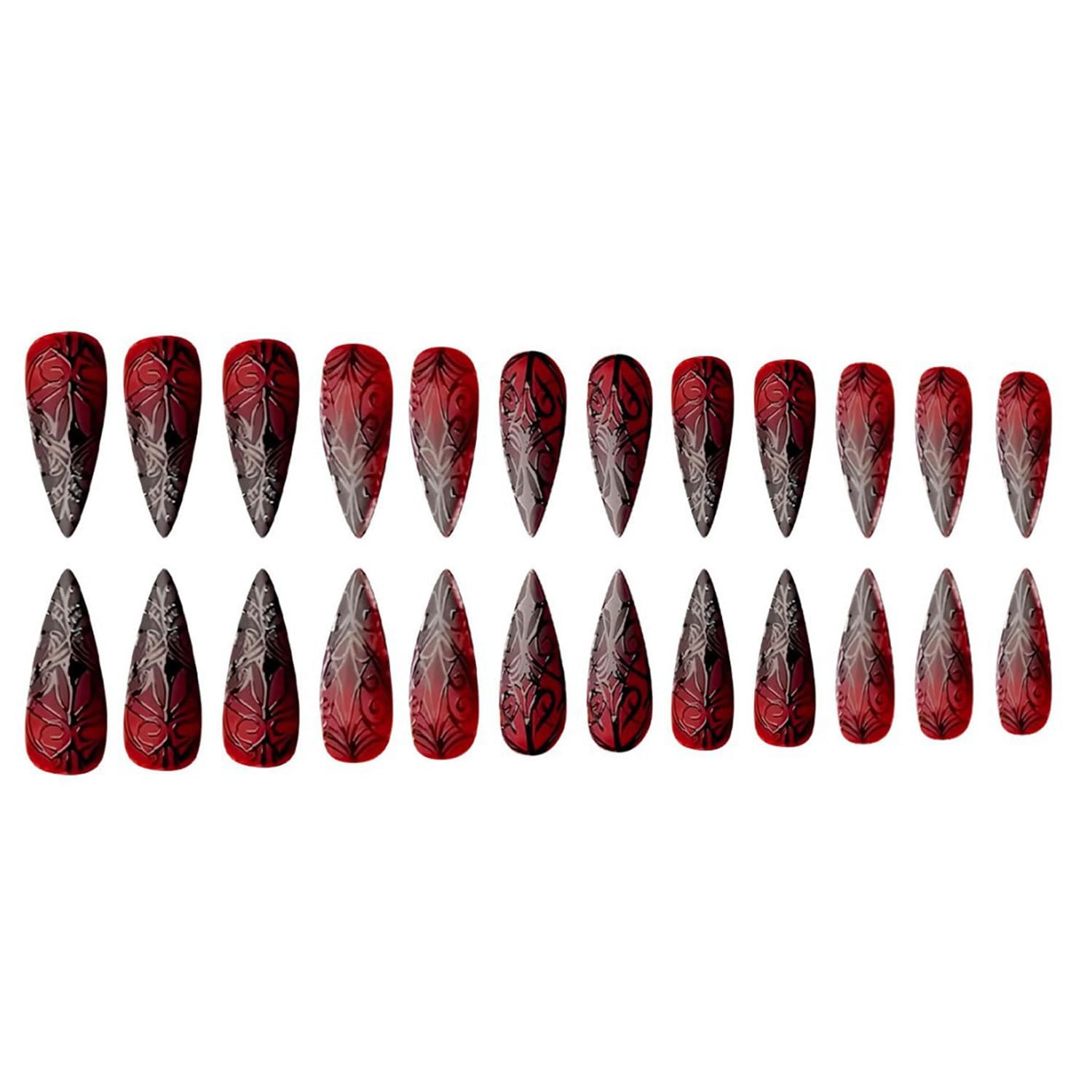 Lnulyaciy glossy black and red finish texture showing durable shine
