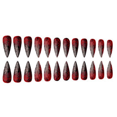 Lnulyaciy glossy black and red finish texture showing durable shine