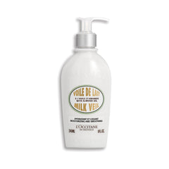 L'OCCITANE almond milk veil front bottle showing clean design and benefits