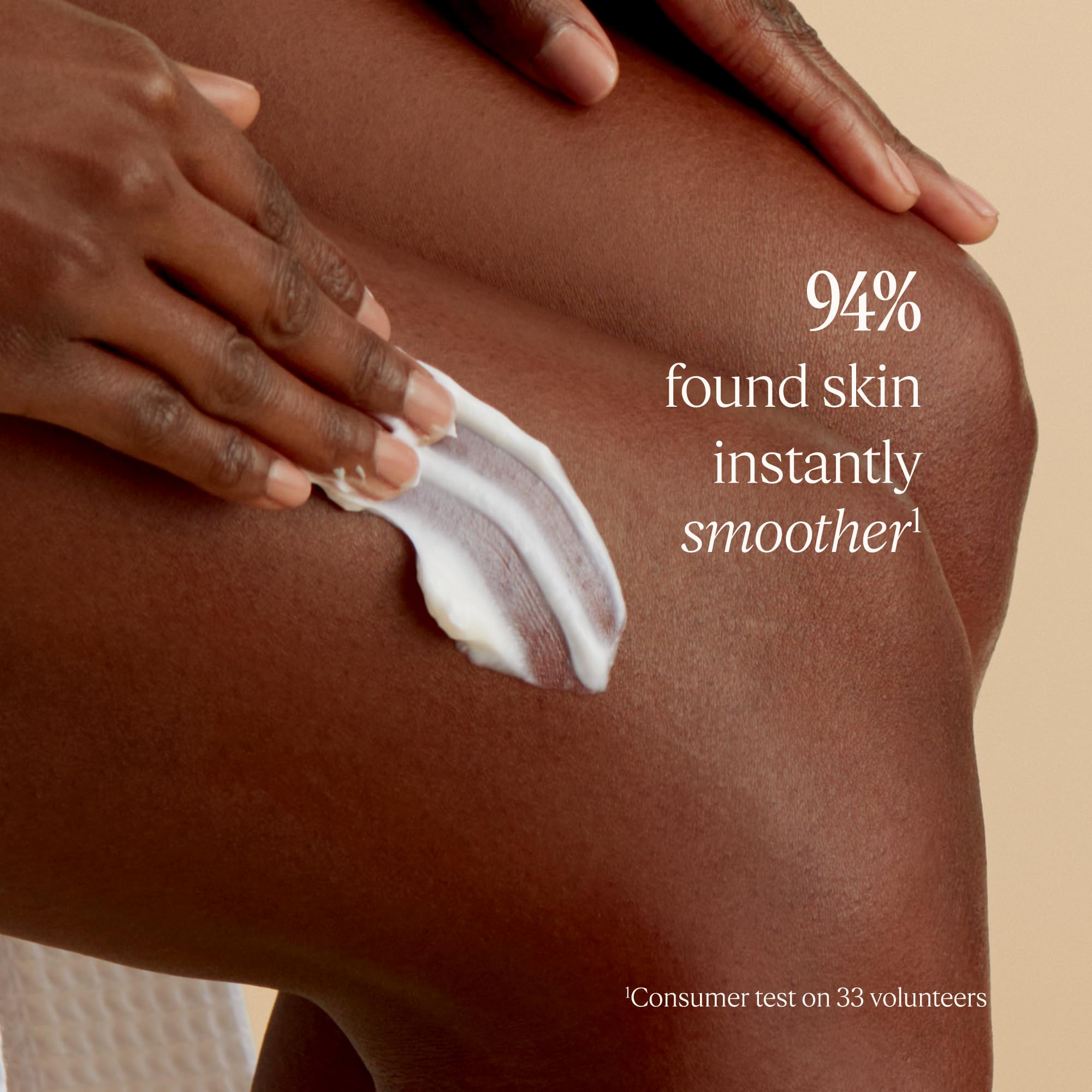 L'OCCITANE almond milk veil pump close-up emphasizing easy dispensing and control