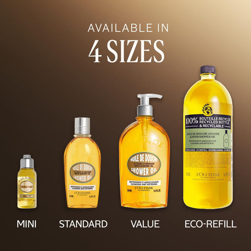 L'OCCITANE in-shower lifestyle scene conveying a comforting experience