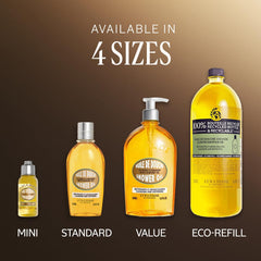 L'OCCITANE in-shower lifestyle scene conveying a comforting experience