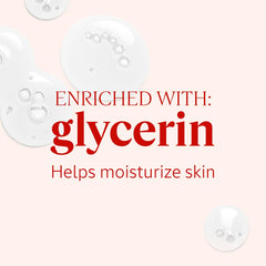 L'OCCITANE foamy gel texture on palm for gentle cleansing demonstration