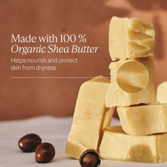 L'OCCITANE shea nourishing lip care tube open displaying smooth application and lip comfort