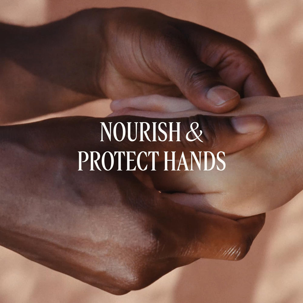 L'OCCITANE lotion spread on forearm demonstrating smooth hydration and finish
