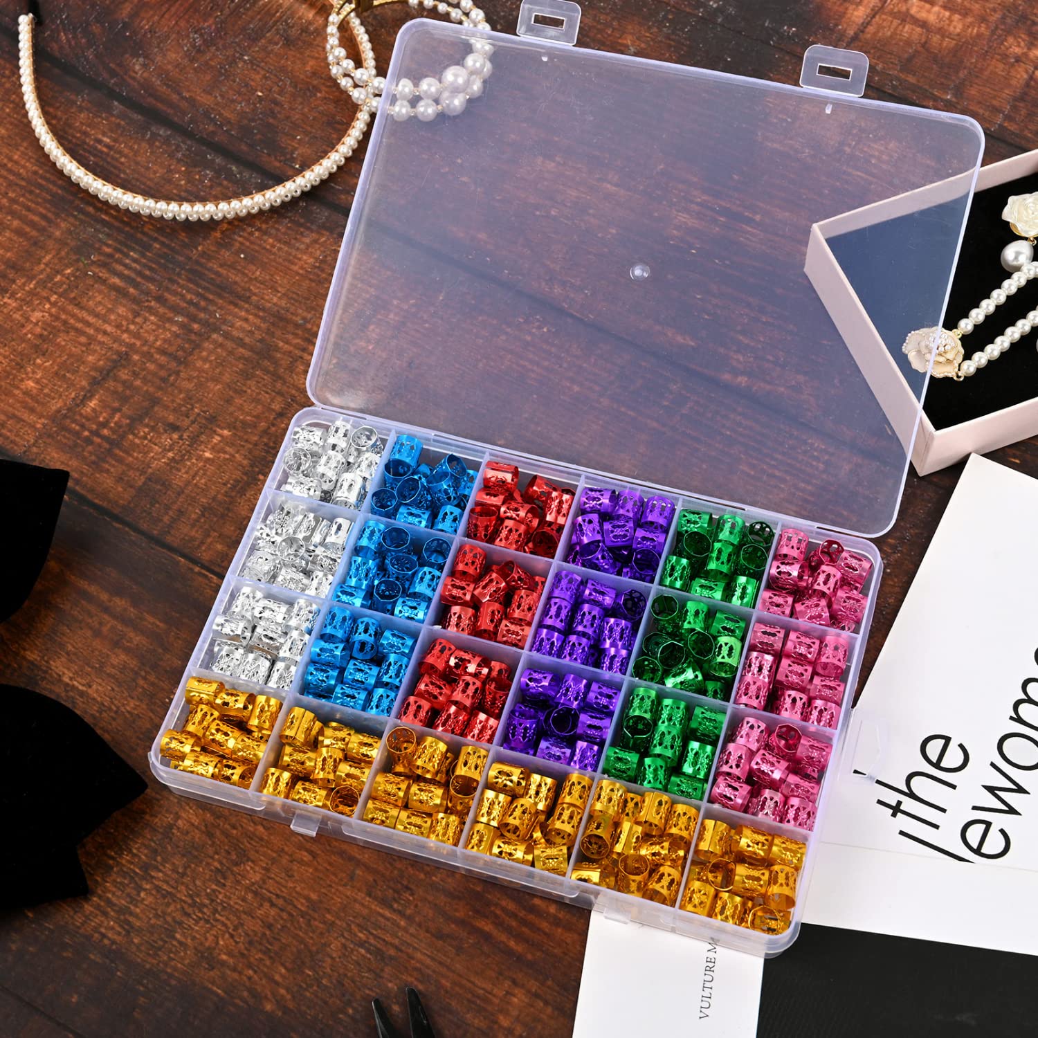 loceast color assortment flatlay showing variety and mix-and-match styling options