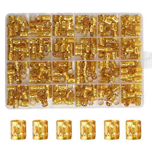 loceast front packaging showing 400 golden braid cuffs and brand organization
