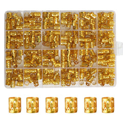 loceast front packaging showing 400 golden braid cuffs and brand organization