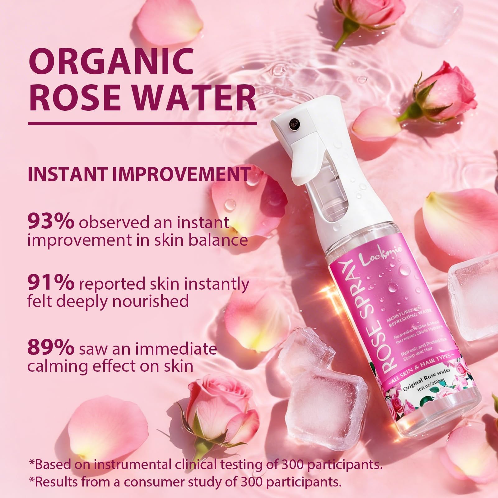 lockmio close-up of liquid texture showing lightweight glycerin-based formula benefit: non-sticky hydration