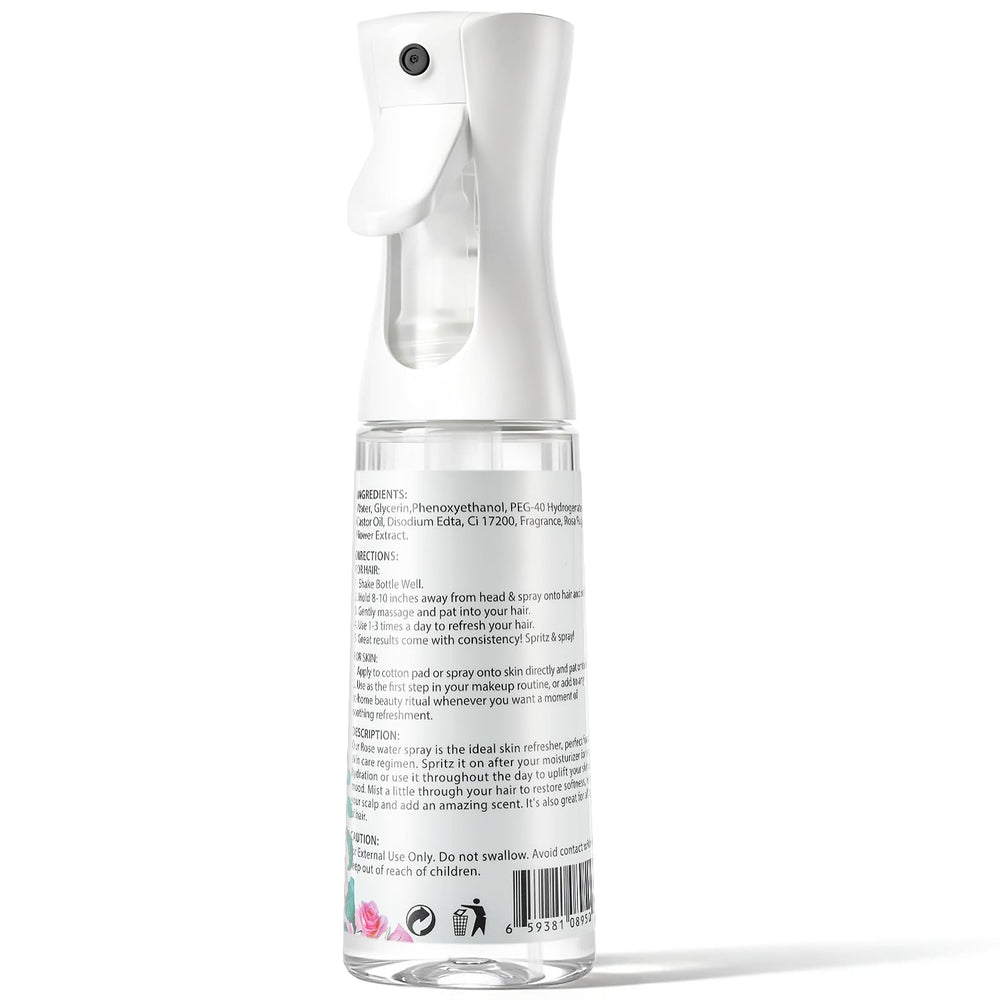 lockmio bottle styled on vanity with rose petals for lifestyle use benefit: elevates daily routine