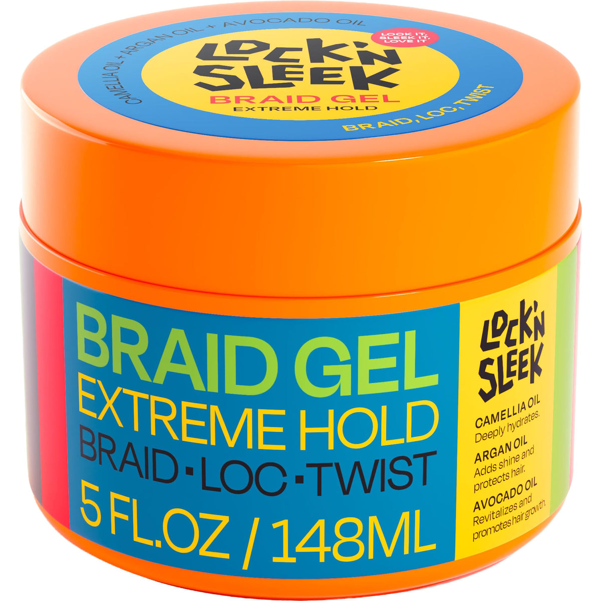 LOCK'N SLEEK front packaging showing product and bold label for clarity