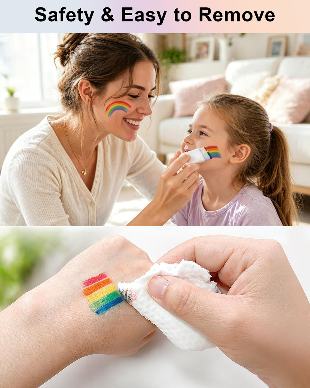 LOGNEW pride tattoos sheet detail offering quick, precise embellishments for outfits
