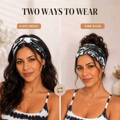 Loiluliy worn during facial skincare keeping hair back and clean benefit