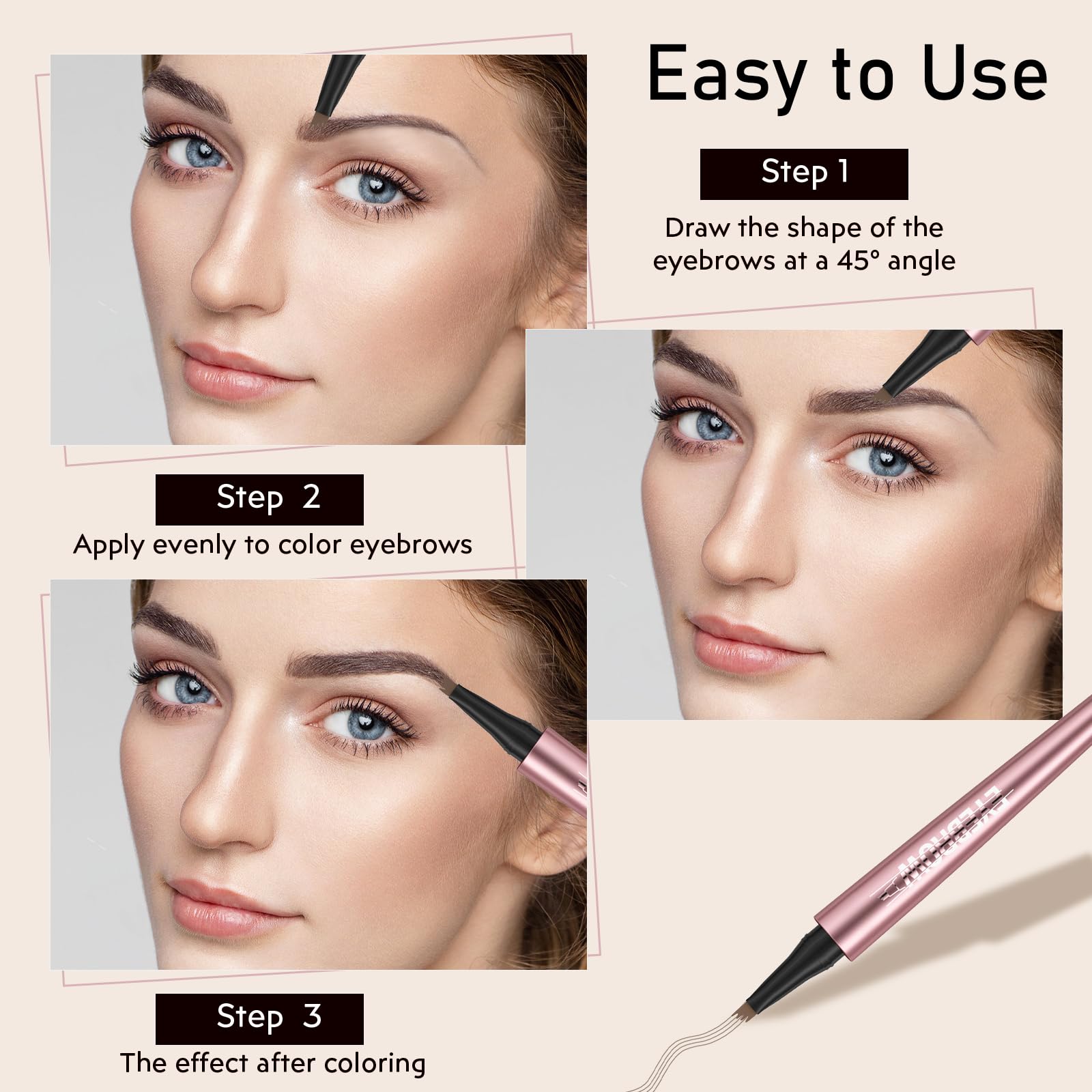 LOKFAR pens inside a makeup bag highlighting portability and on-the-go touch-ups