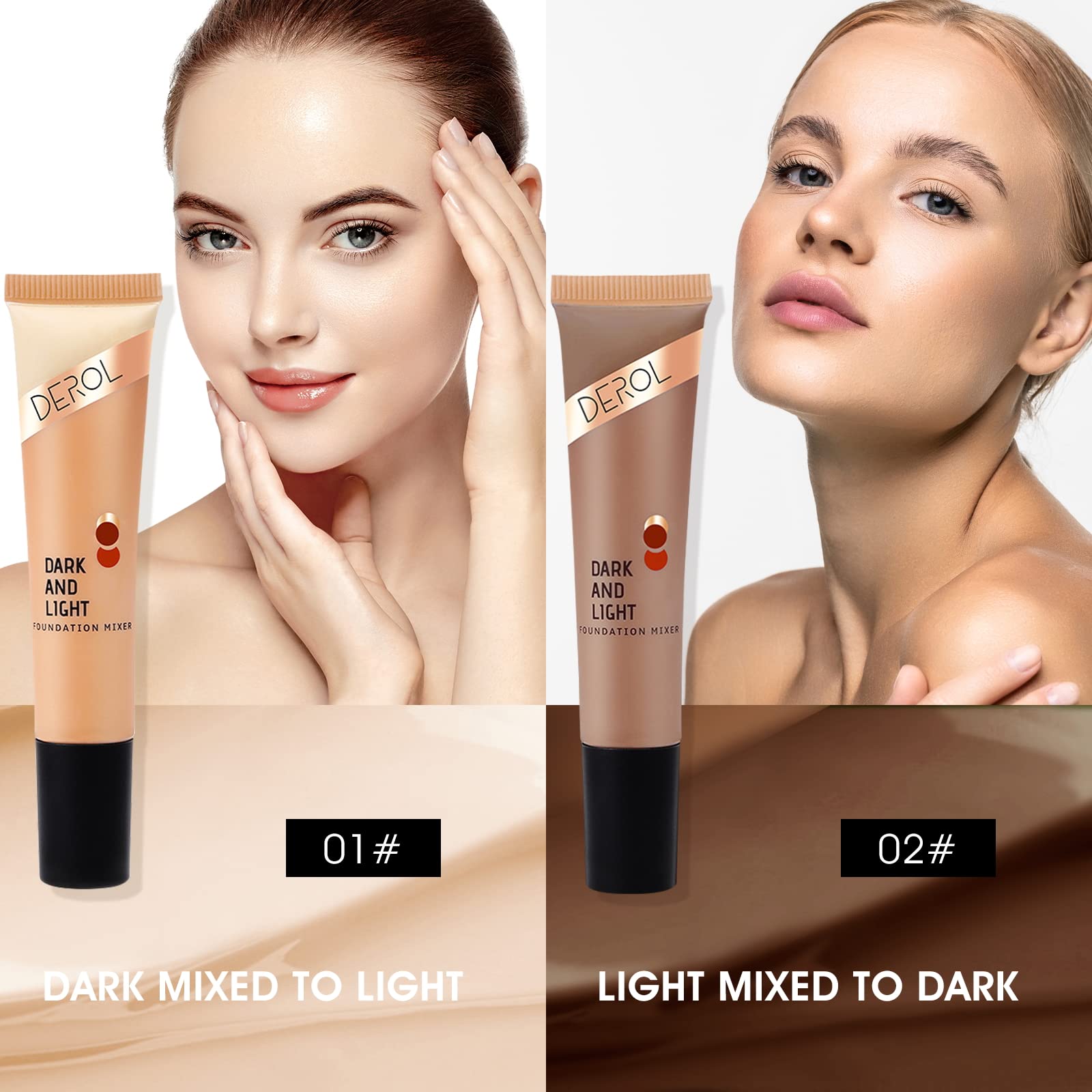 LOKFAR before and after foundation comparison showing natural deepening
