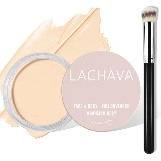 LOKFAR concealer pot front view showing compact packaging and coverage benefits