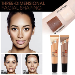 LOKFAR foundation mix application on skin for seamless color correction