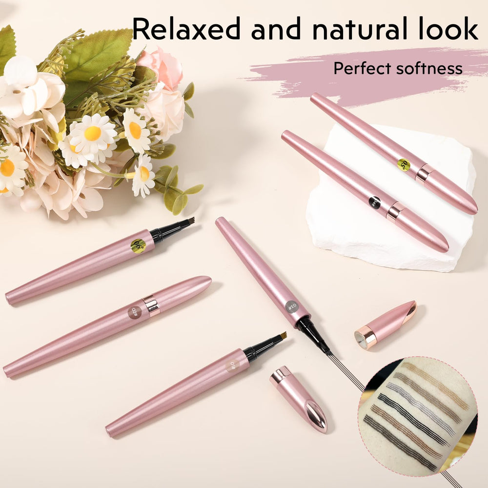 LOKFAR pencil next to ruler showing compact size and travel convenience