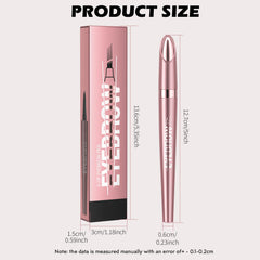 LOKFAR pen beside a makeup bag showing size comparison and on-the-go use