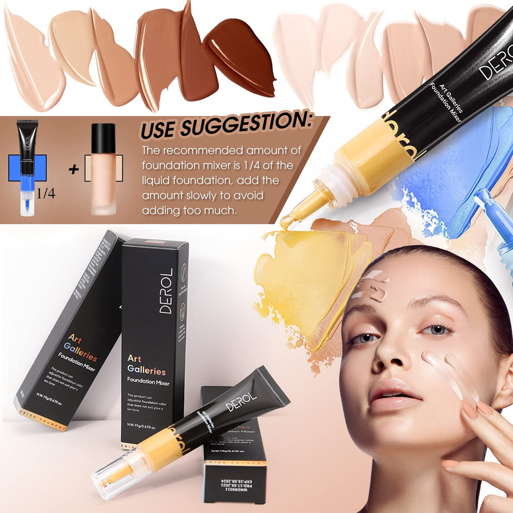 LOKFAR applying mixed foundation with sponge, seamless even coverage benefit