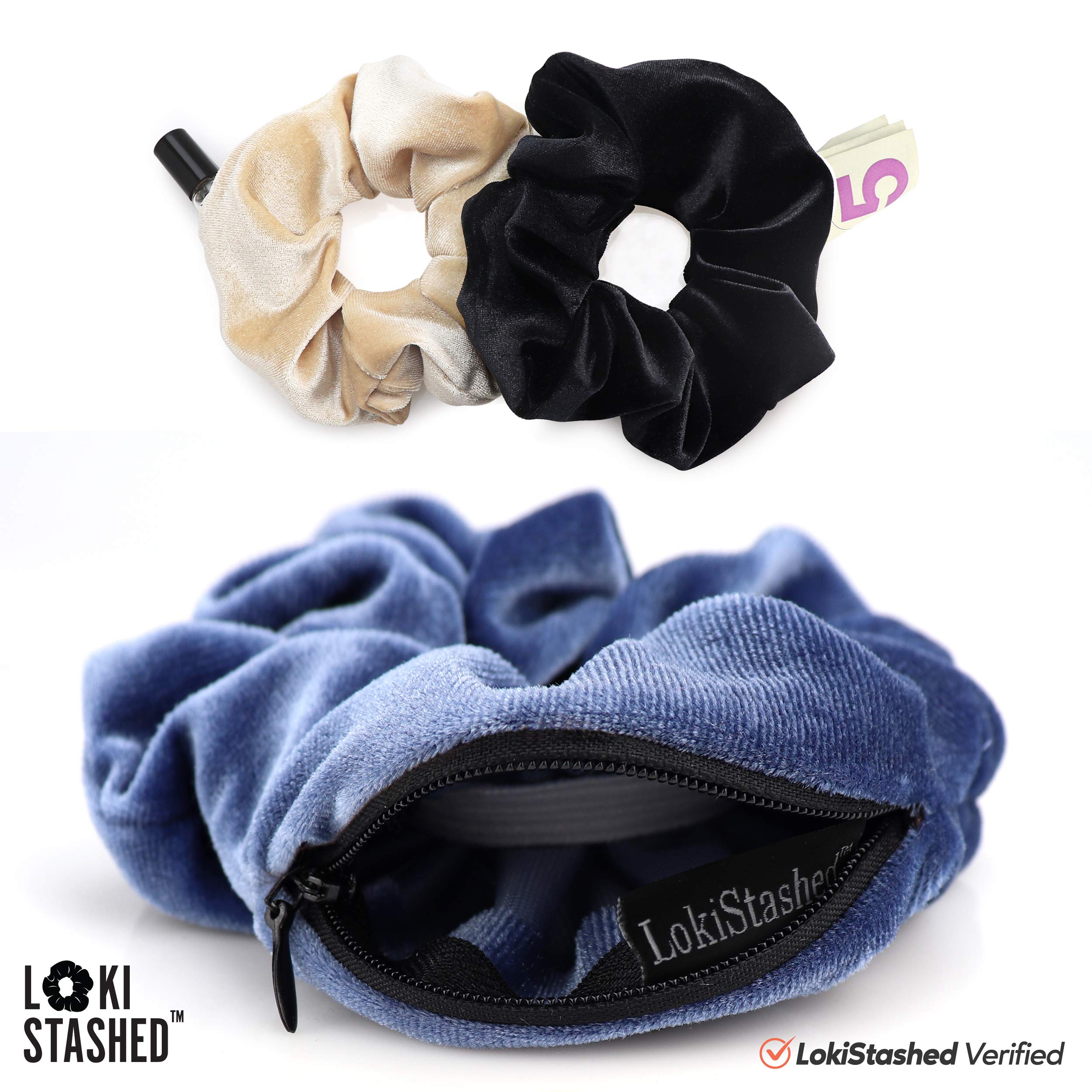 LokiStashed hidden zipper pocket detail showing discreet closure and secure storage benefit