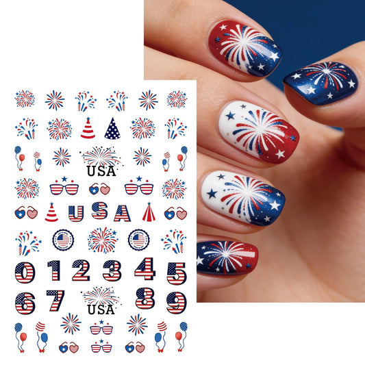 Loknrae close-up of American flag decal offering bold red white blue accent