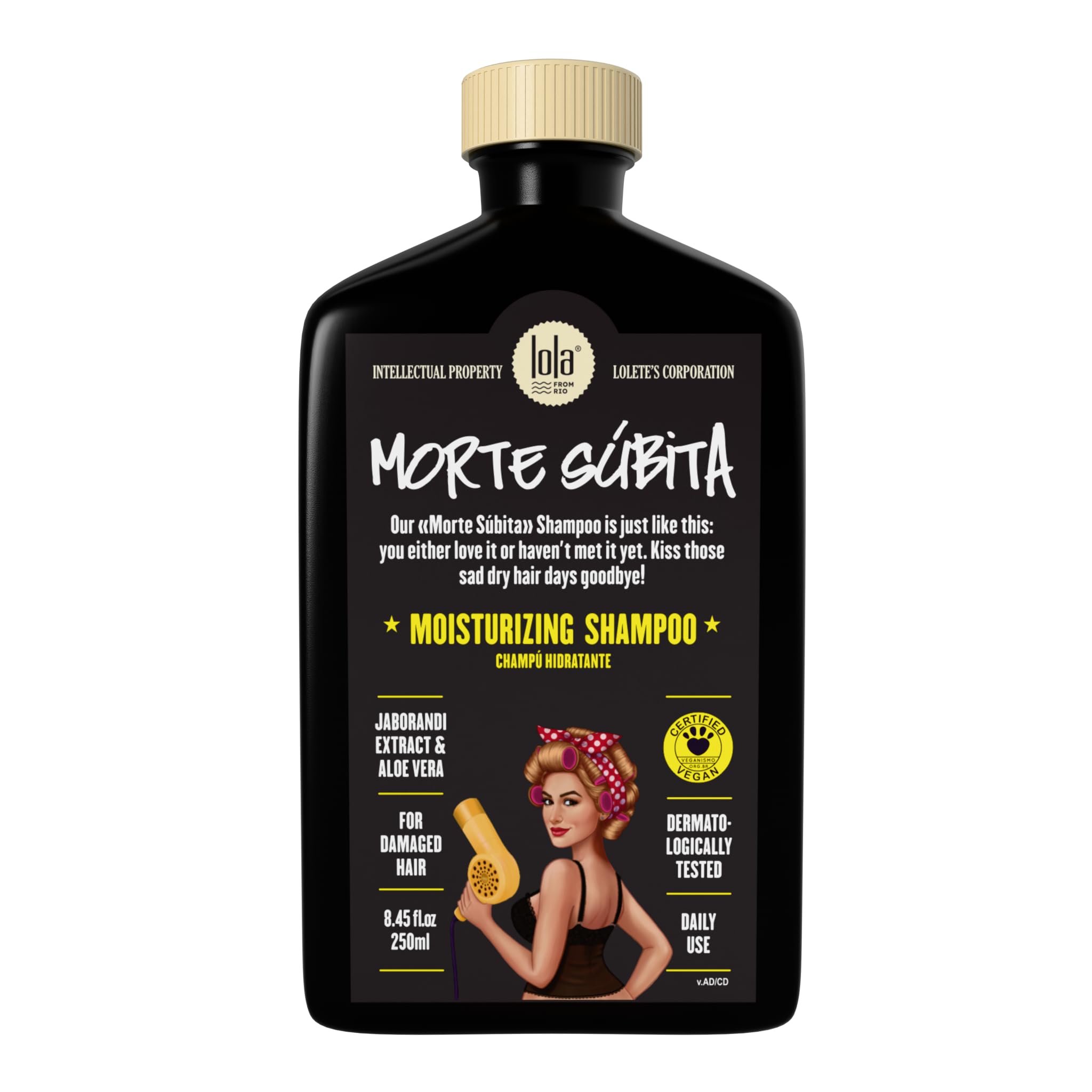 Lola From Rio bottle front packaging showing label and size, conveying brand clarity