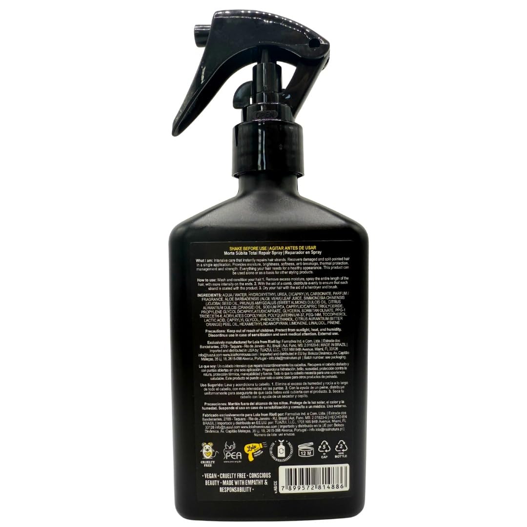 Lola spray nozzle close-up demonstrating easy, even misting