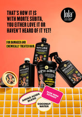 Lola conditioner applied in shower demonstrating softer hair
