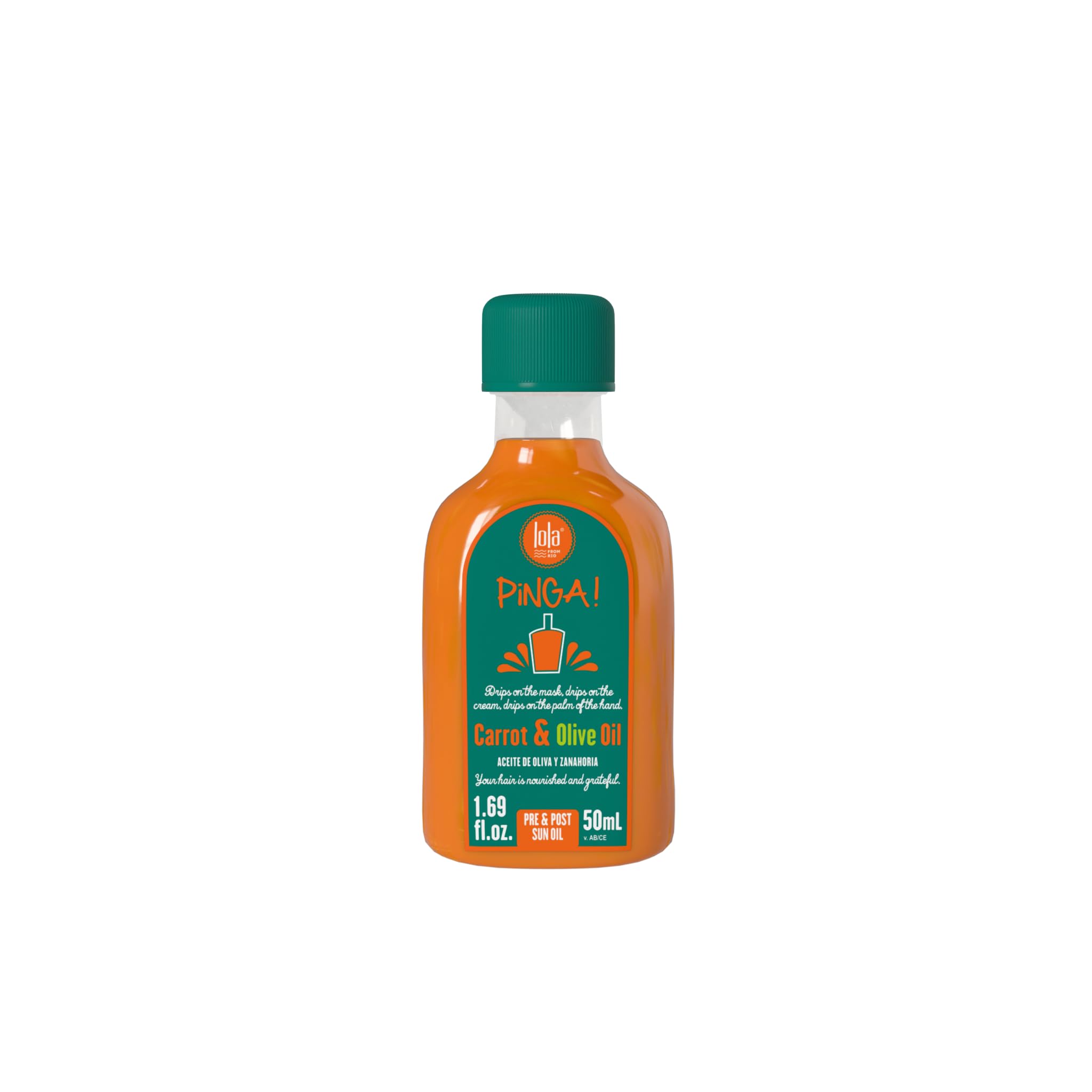 Lola Pinga front packaging bottle showing product name and size for quick recognition and portability