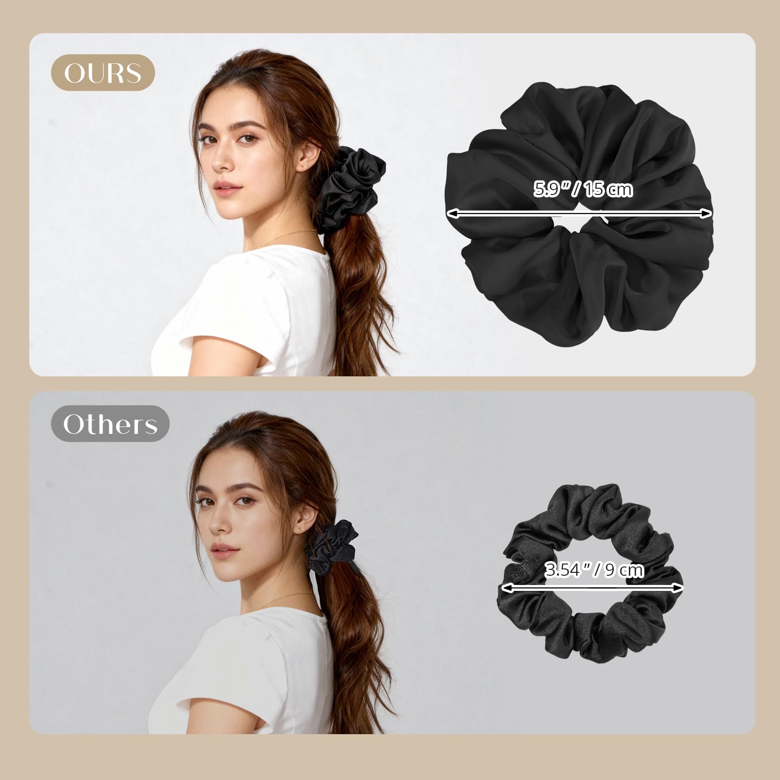 Lolalet securing a messy bun to show comfortable pressure distribution on hair