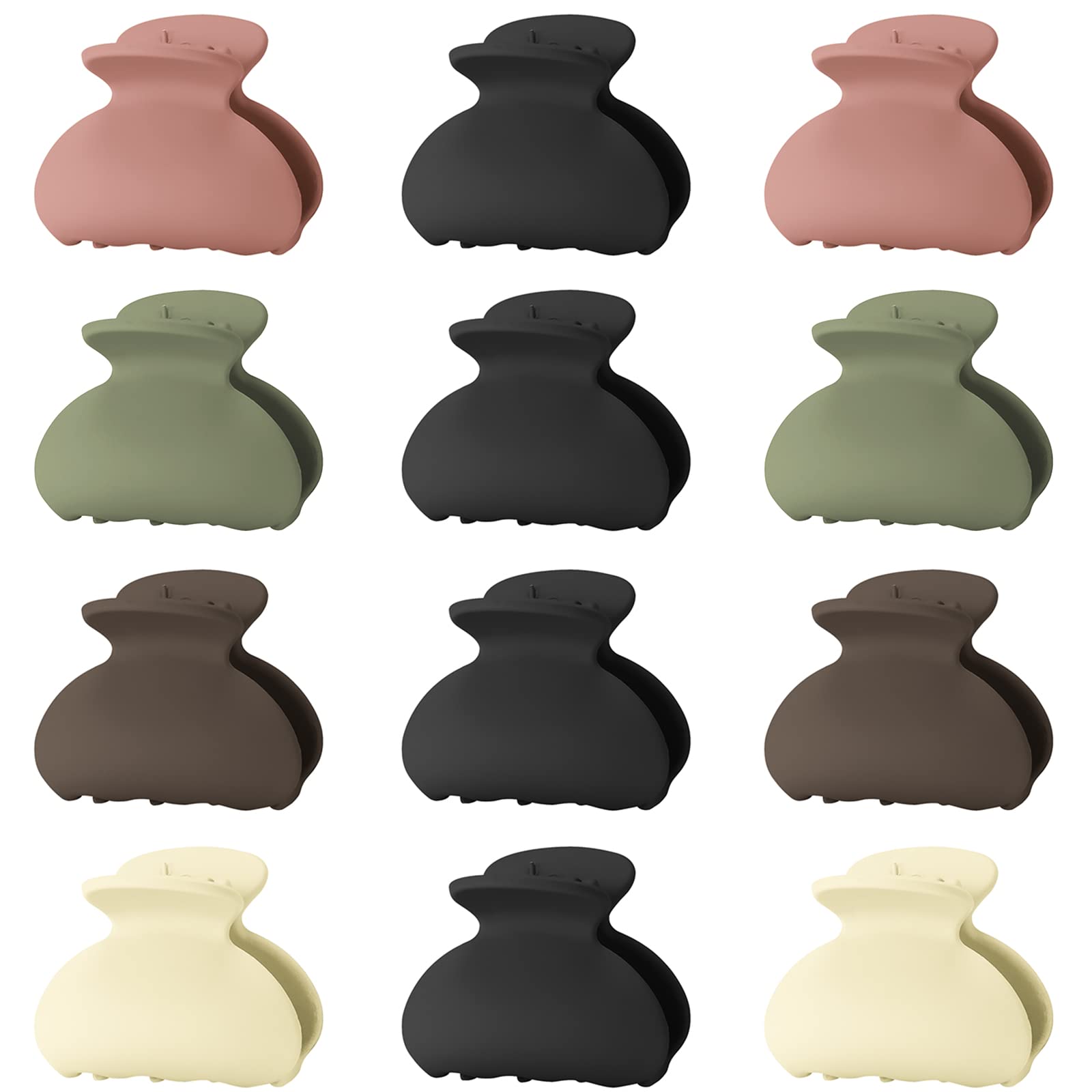 Lolalet front view of small hair clip showing compact shape and reliable grip