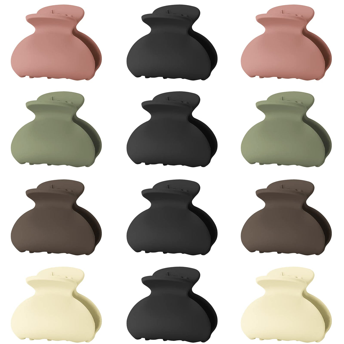 Lolalet front view of small hair clip showing compact shape and reliable grip