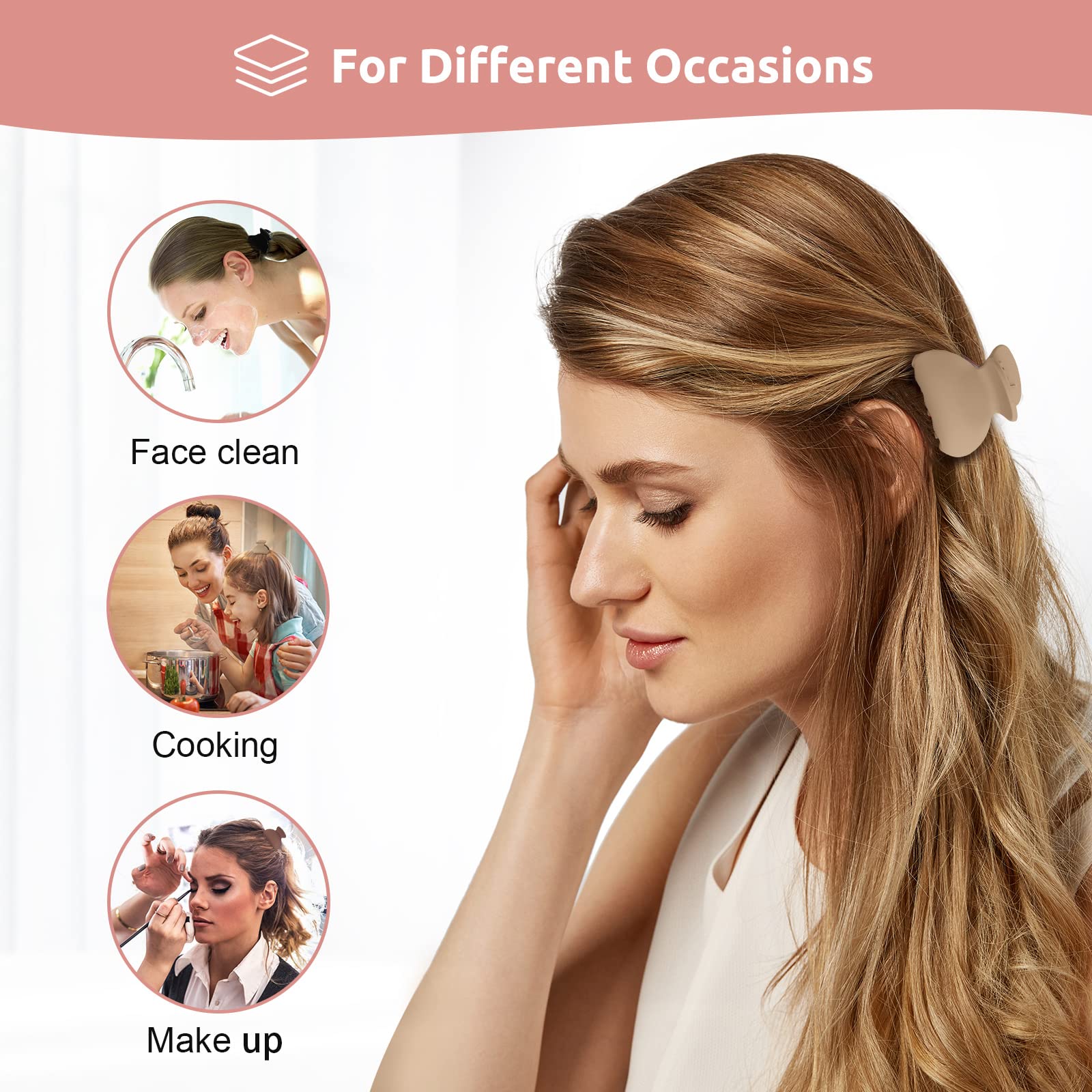 Lolalet clip on bathroom vanity during skincare routine for hands-free convenience