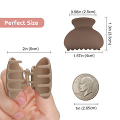 Lolalet clip beside a 3 dollar coin for size comparison and accurate scale