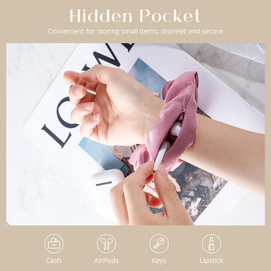 Lolalet zipper pocket close-up revealing discreet storage for valuables