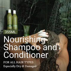 Loma conditioner texture close-up showing rich slip and detangling benefit
