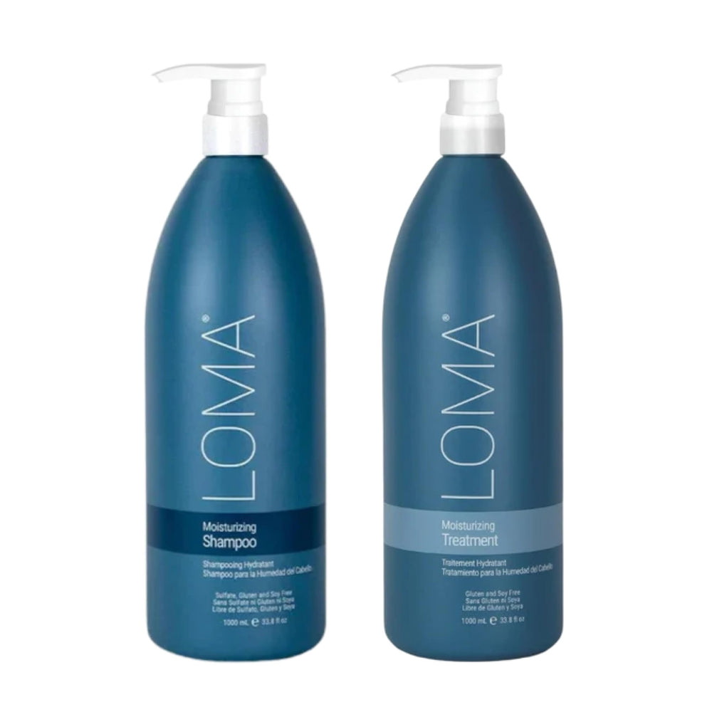 Loma duo front packaging showing bottles and clear benefits