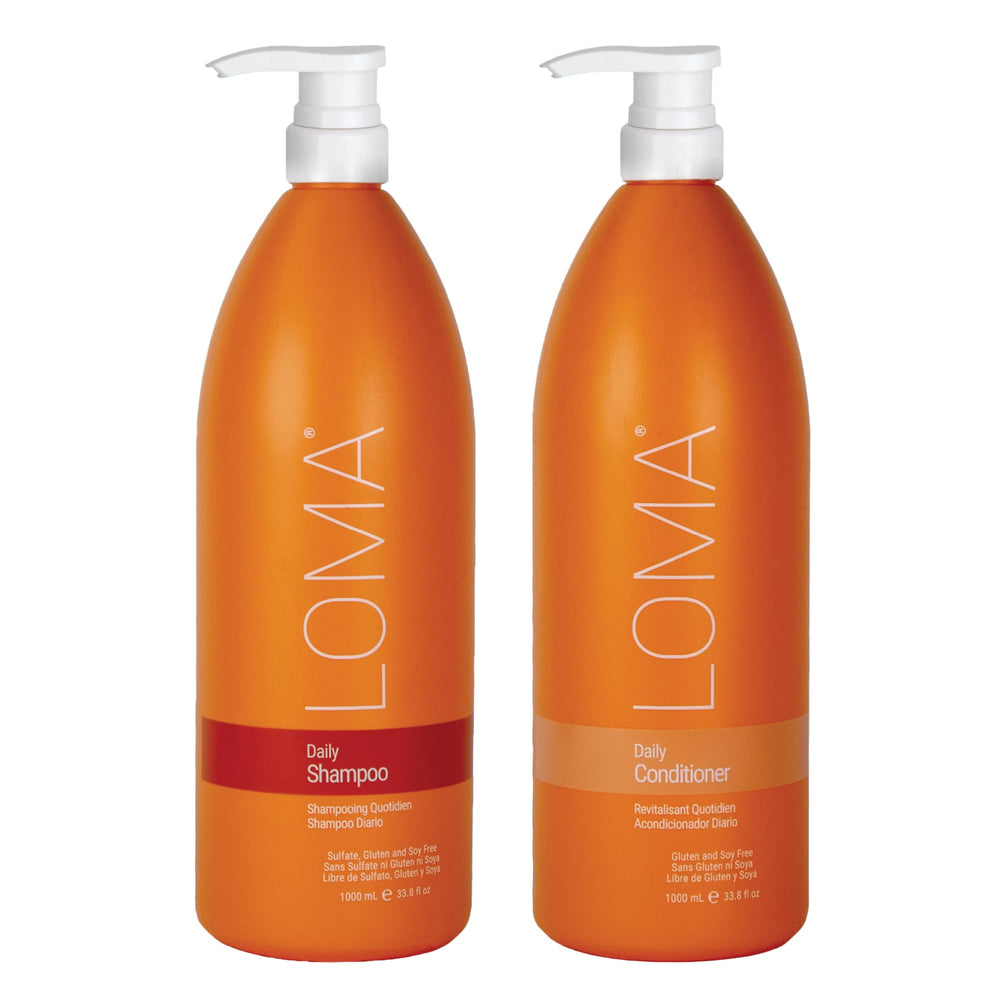 Loma duo front packaging showing both 33oz bottles and citrus aroma benefit