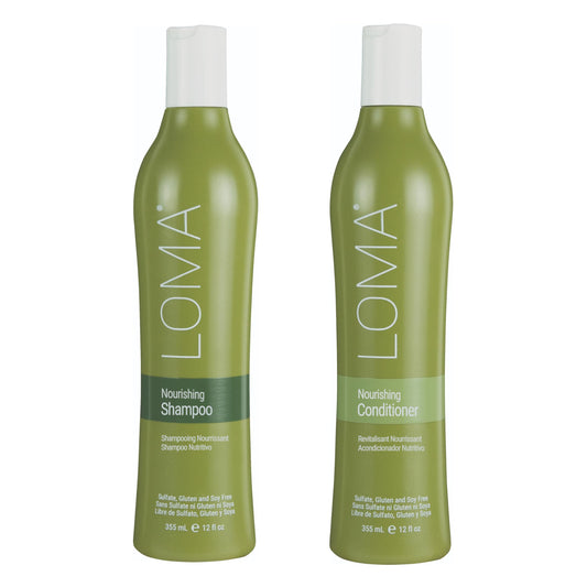 Loma duo front packaging showing both 12oz bottles and scent benefit