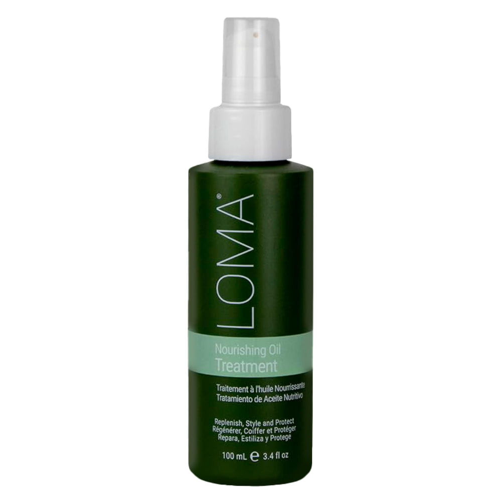 Loma front packaging showing bottle and product benefits