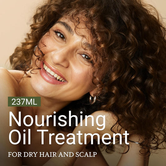 LOMA oil texture on fingers demonstrating lightweight absorption and silky finish