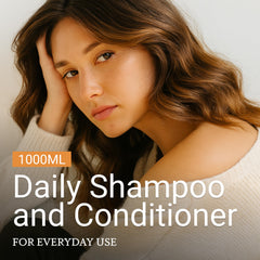 Loma shampoo pump dispenser ready to use for quick, gentle daily cleansing