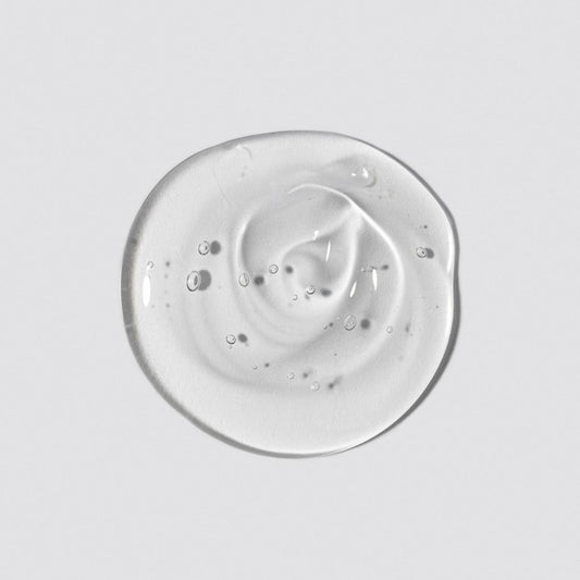 Loma gel texture close-up illustrating smooth consistency and easy application benefit